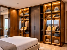 Custom wardrobe interior design