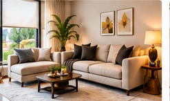 Modern elegant interior design