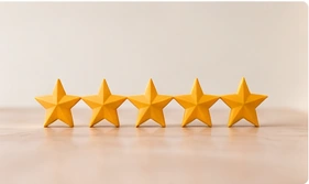 Five star client rating